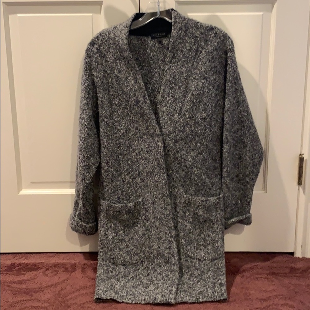 Rag and bone oversized comfy sweater coat